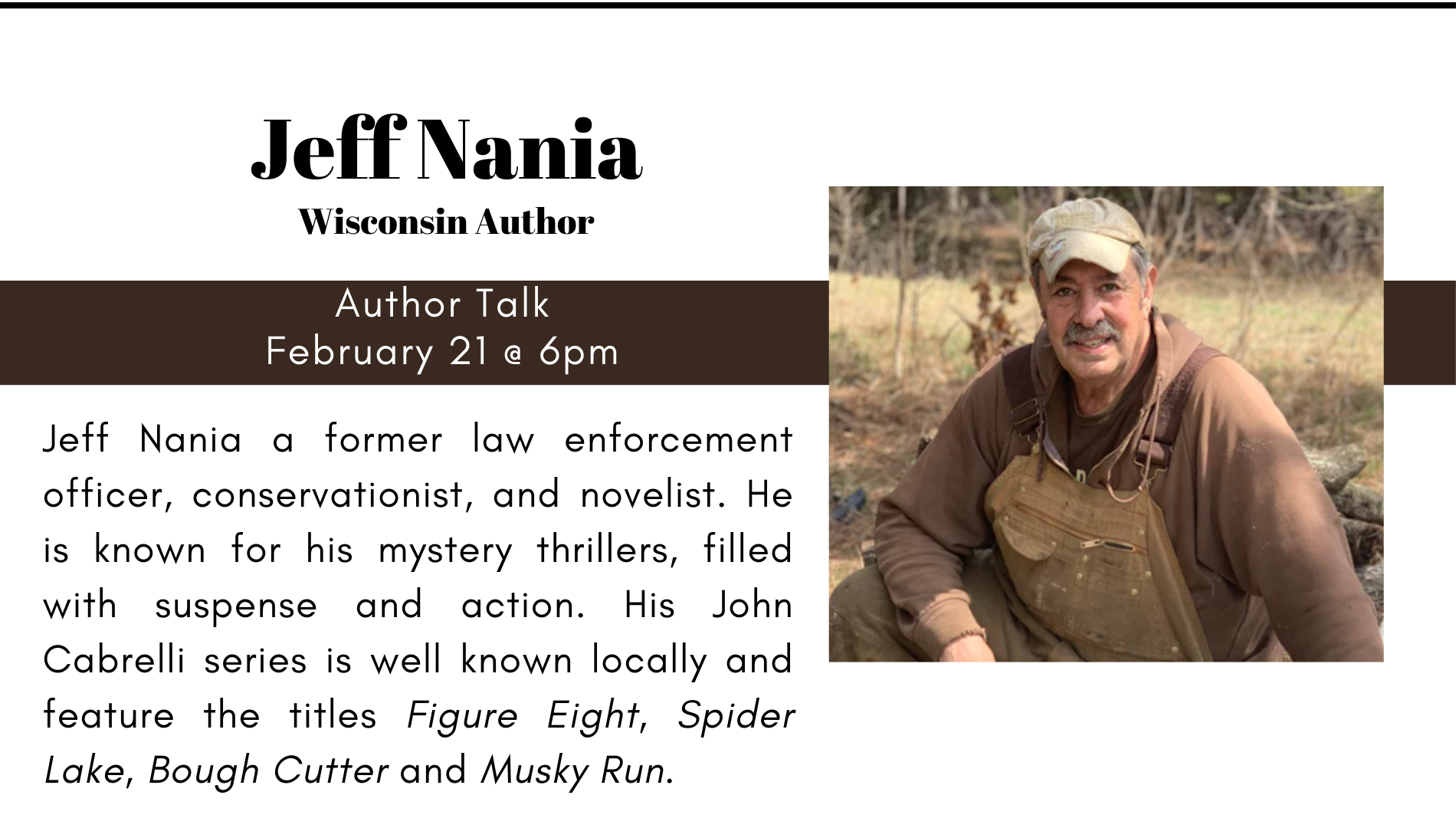 Author Talk: Jeff Nania