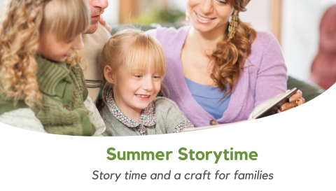 Story time and a craft for families.