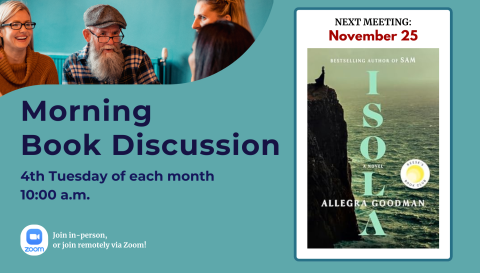 Morning Book Discussion November 25: Isola by Allegra Goodman