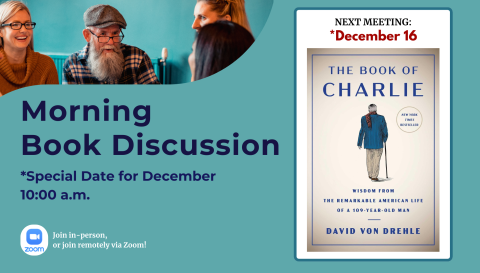 December 16: The Book of Charlie 10am