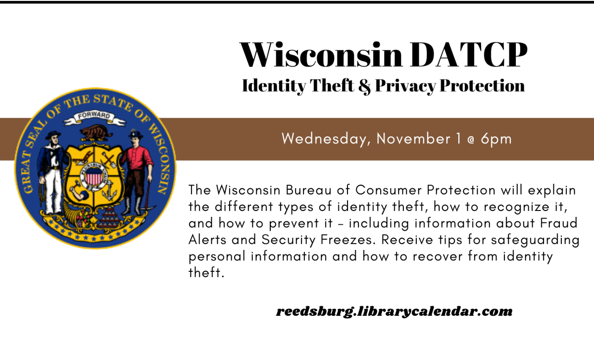 Wisconsin DATCP Presents Identity Theft and Privacy Protection