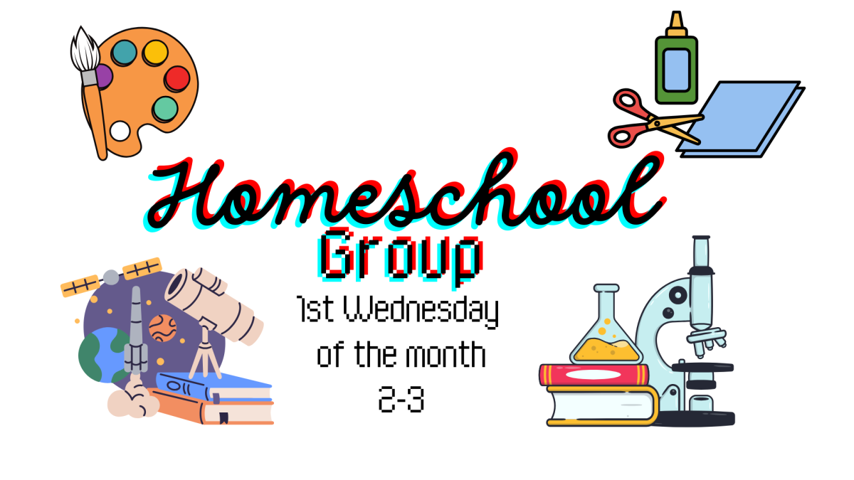 Homeschool Group meets the 1st Wednesday of each month