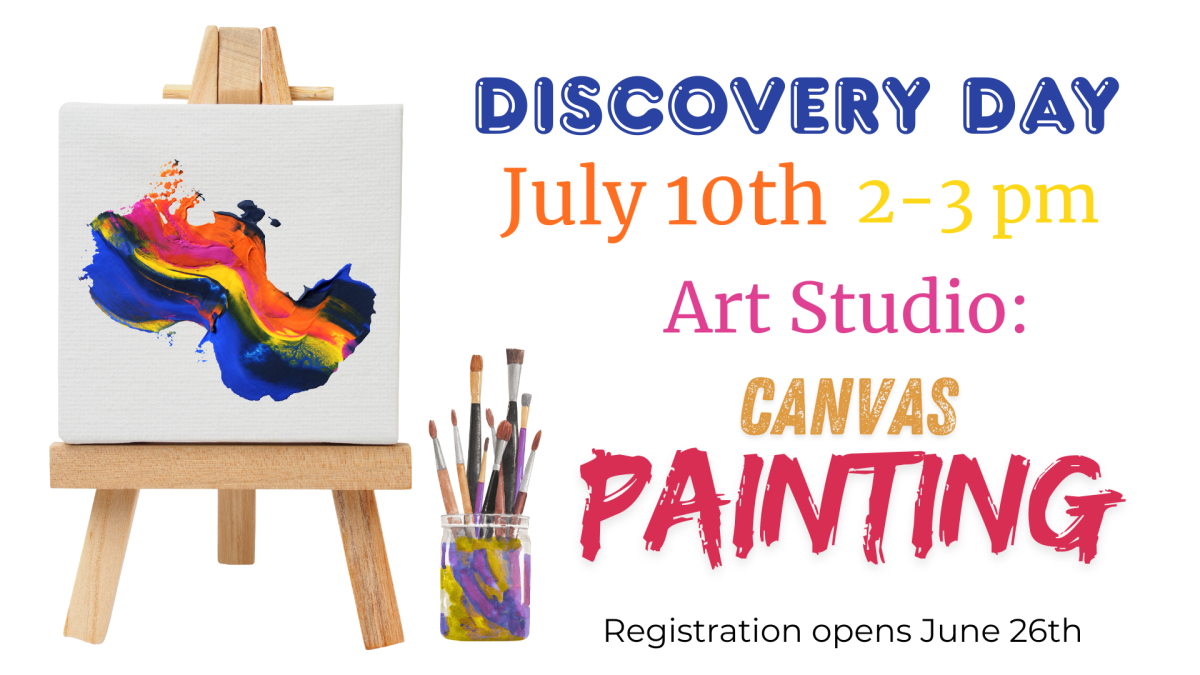 Discovery Day: Canvas Painting July 10th 2-3