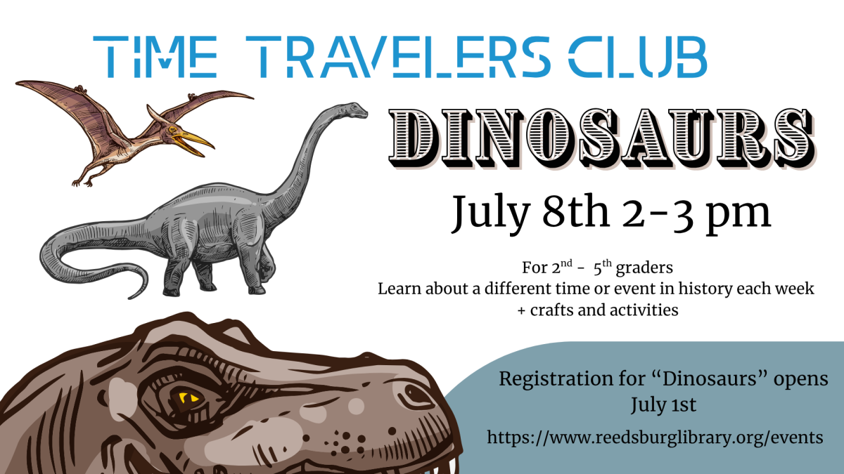 Time Travelers Dinosaurs July 8th 2-3
